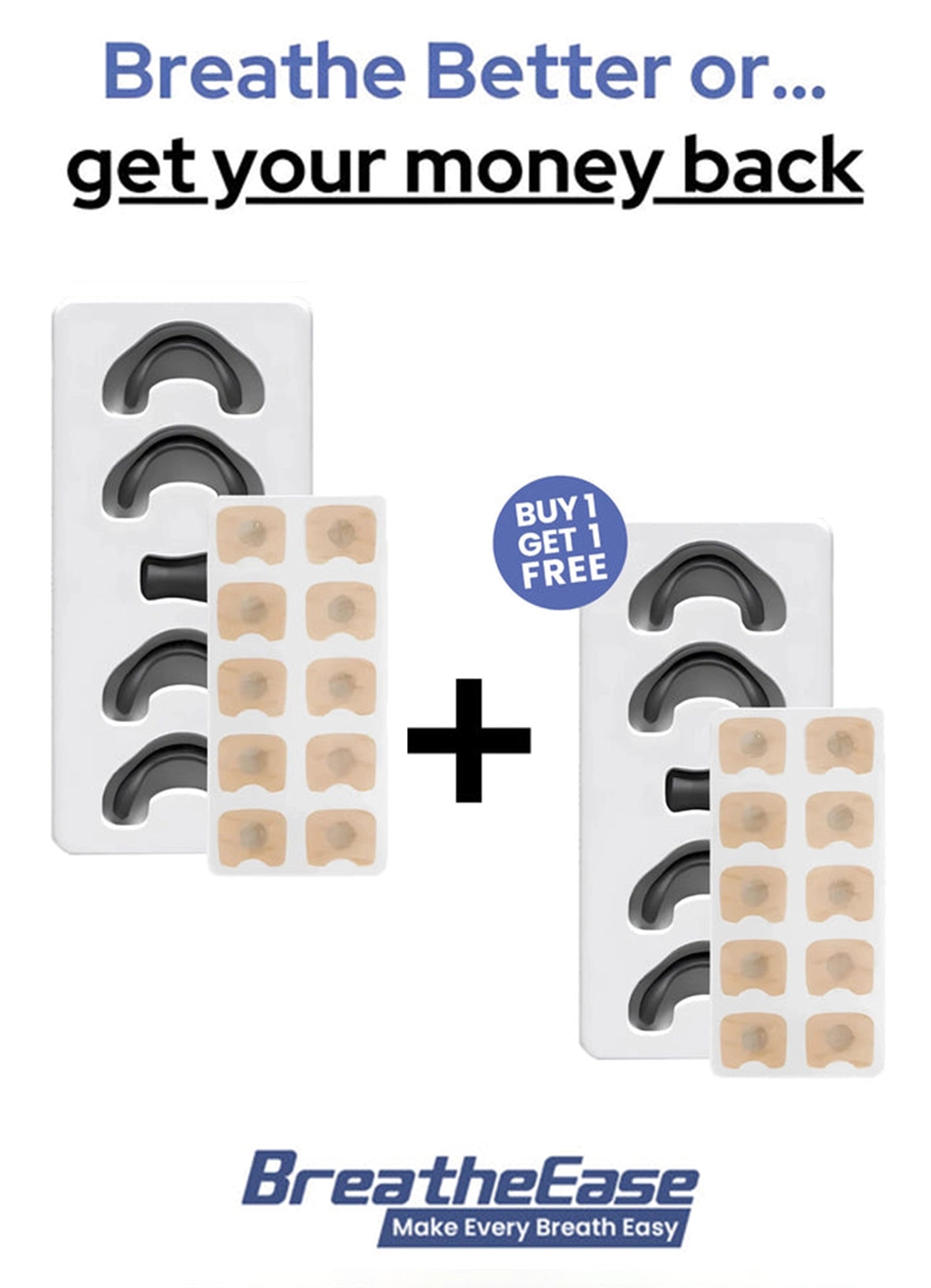 Breatheease®-Magnetic Nasal Strips ( Buy1 Get1 )