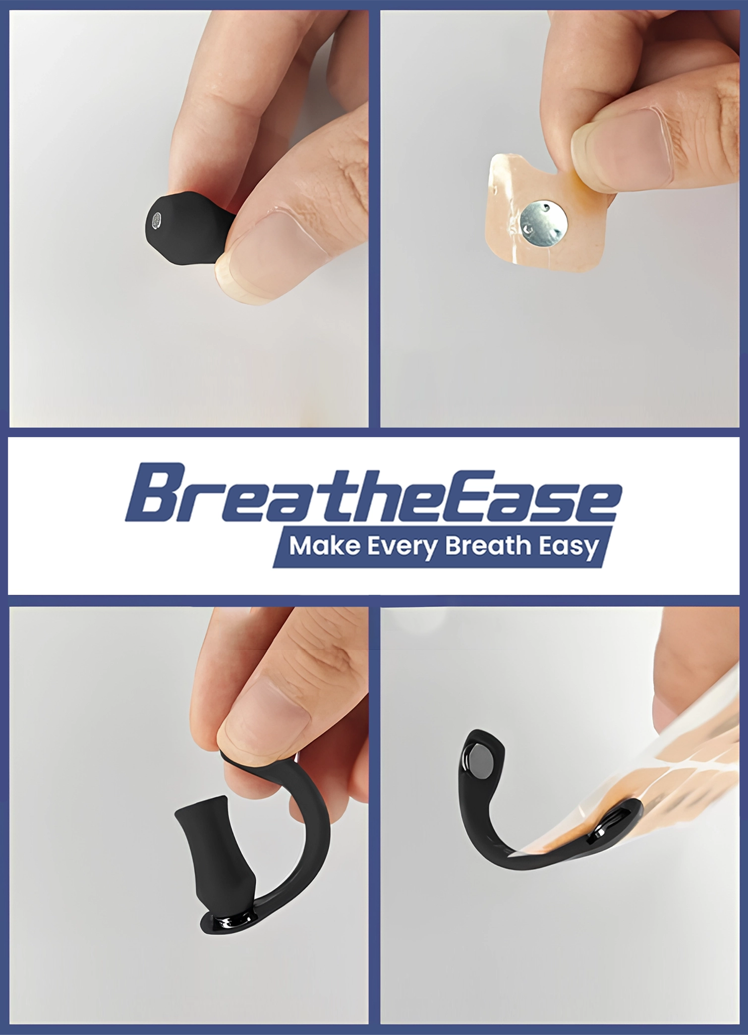 Breatheease®-Magnetic Nasal Strips